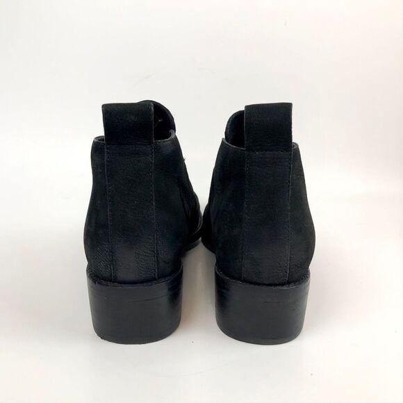 Eileen Fisher Booties Size 6.5 Black Nubuck Leather Women's 'Mood' - Picture 10 of 11